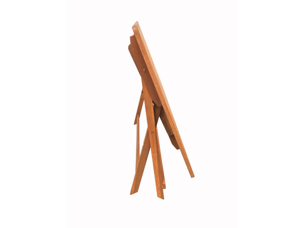 Mesa plegable en madera exótica "Hong Kong" - Maple -  135 x 80 cm - Marrón claro