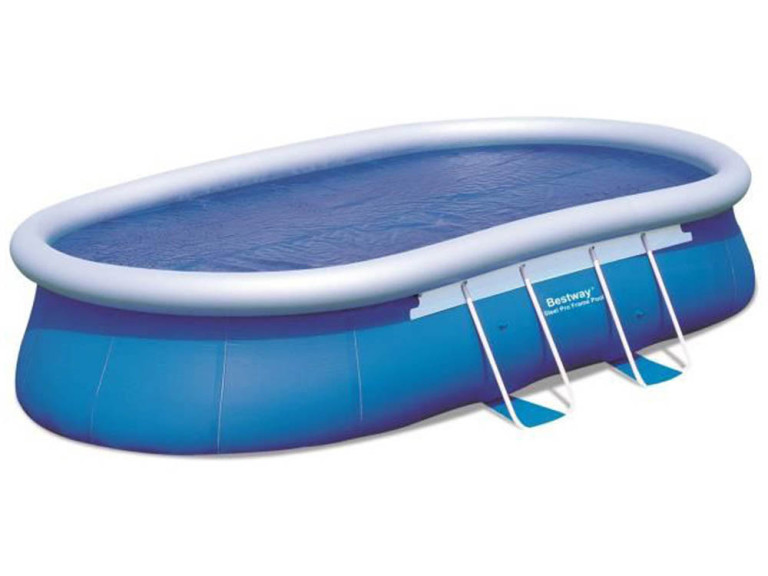 Cubierta solar para piscina ovalada " Steel Pro " - 4.75 x 3.20 m