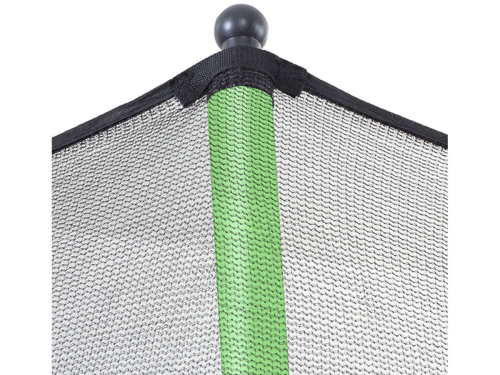 Trampolin / Cama elástica "Yoopi" - Ø 4.25 m - con red + escalera + cubierta de protección + kit de anclaje