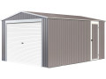 Garaje en metal "Nevada" con puerta enrollable - 15,61m²