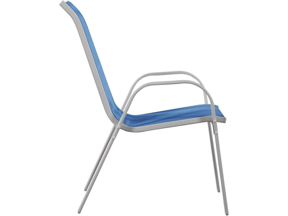 Juego de 2 sillas jardín Textileno "Cordoba" - Phoenix - Azul