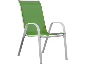 Juego de 2 sillas jardín Textileno "Cordoba" - Phoenix - Verde 2