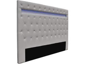 Cabecero LED "Deco" - 160 x 200 cm - Blanco 2