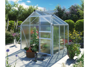 Invernadero en policarbonato  "Hortensia"  3,65m² transparente 2