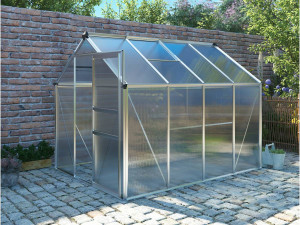 Invernadero en policarbonato  "Hortensia"  4,8m² transparente 2