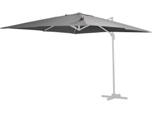 Tela de recambio para el parasol "Sun 3" - 3 x 3 m - Gris