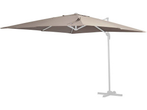 Tela de recambio para el parasol "Sun 4" - 3 x 4 m - Topo