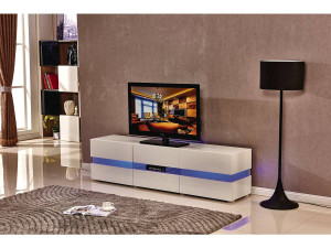 Mueble TV LED VIDA - 177 x 39 x 45 cm - Blanco 2