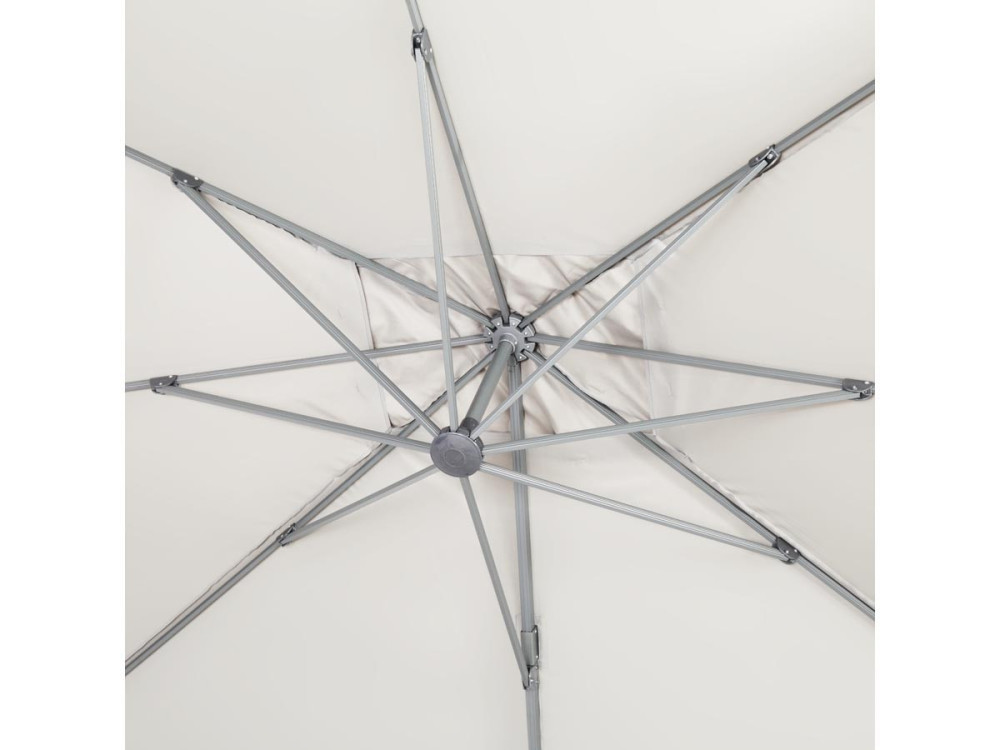 Parasol Lateral de jardín en aluminio - Sun 4- Rectangular- 3 x 4 m - Crudo