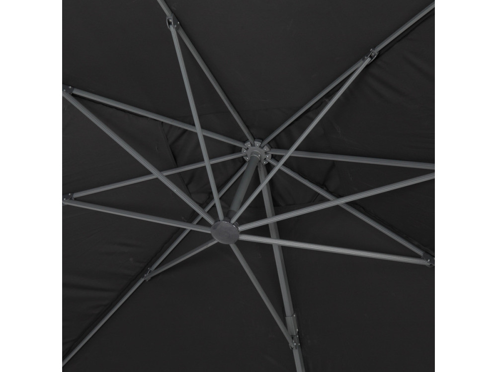 Parasol Lateral de jardín en aluminio - Sun 4- Rectangular- 3 x 4 m - lastre incluido