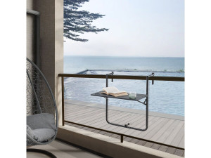 Table de balcon suspendu pliable  - 60 x 56 x 83.5cm 2