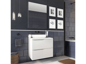 Mueble de cuarto de baño "Ikaria" - 3 piezas - Blanco 2